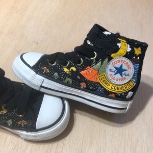 Converse All Star Chuck Taylor Camp Converse high top infant sneakers size 5